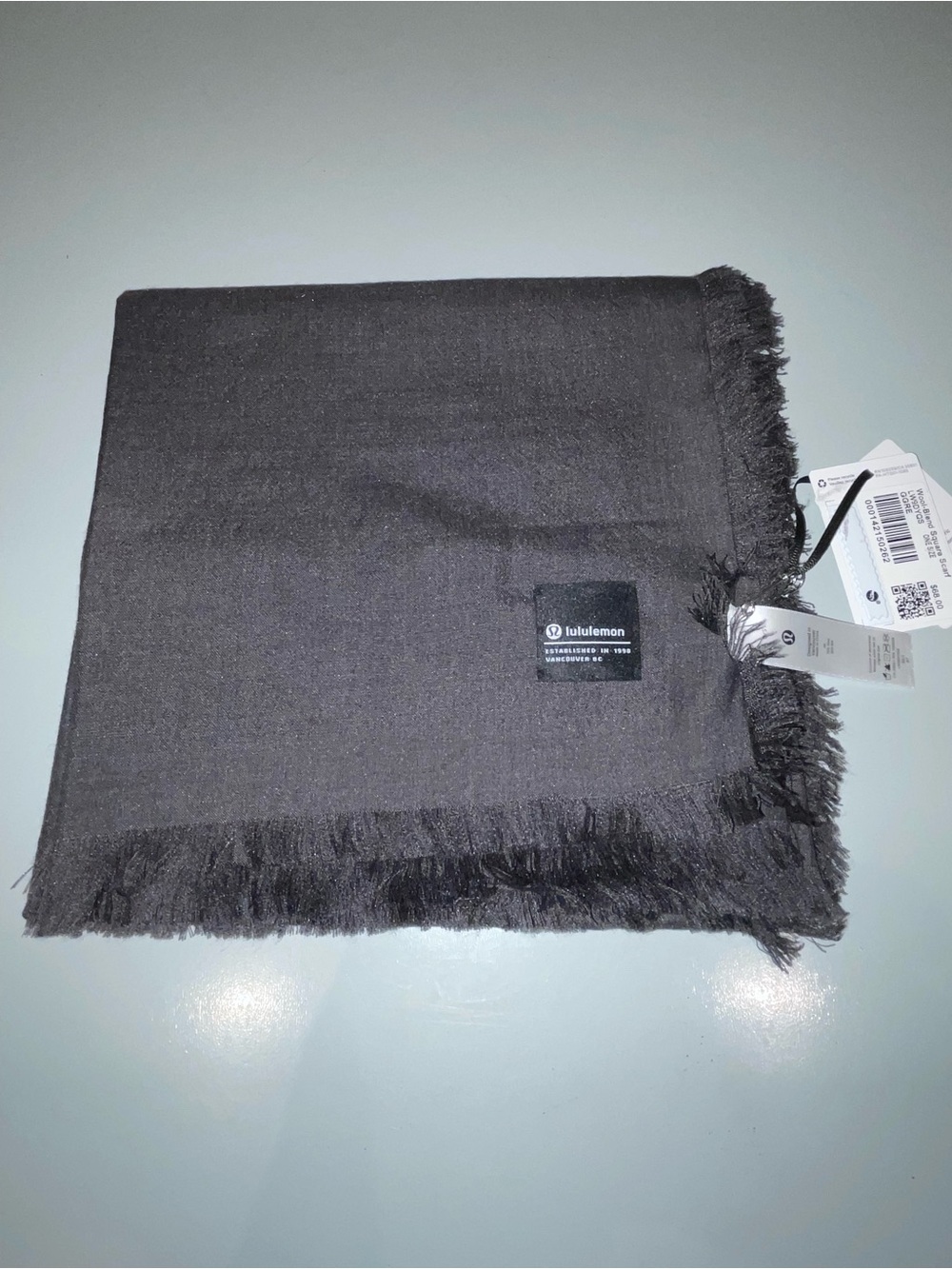 Lululemon wool blend square scarf – NWT 36” square